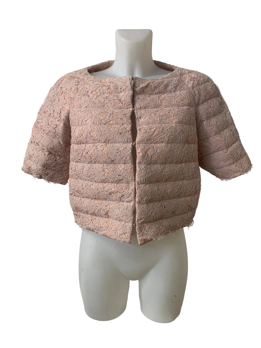 Valentino – Floral Jacquard Cropped Jacket