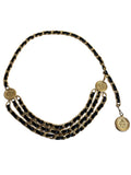 Chanel 90's gold plated chain belt