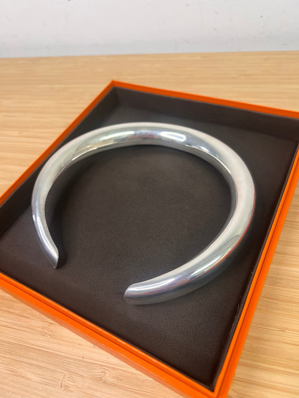 Hermes Silver Mombassa necklace