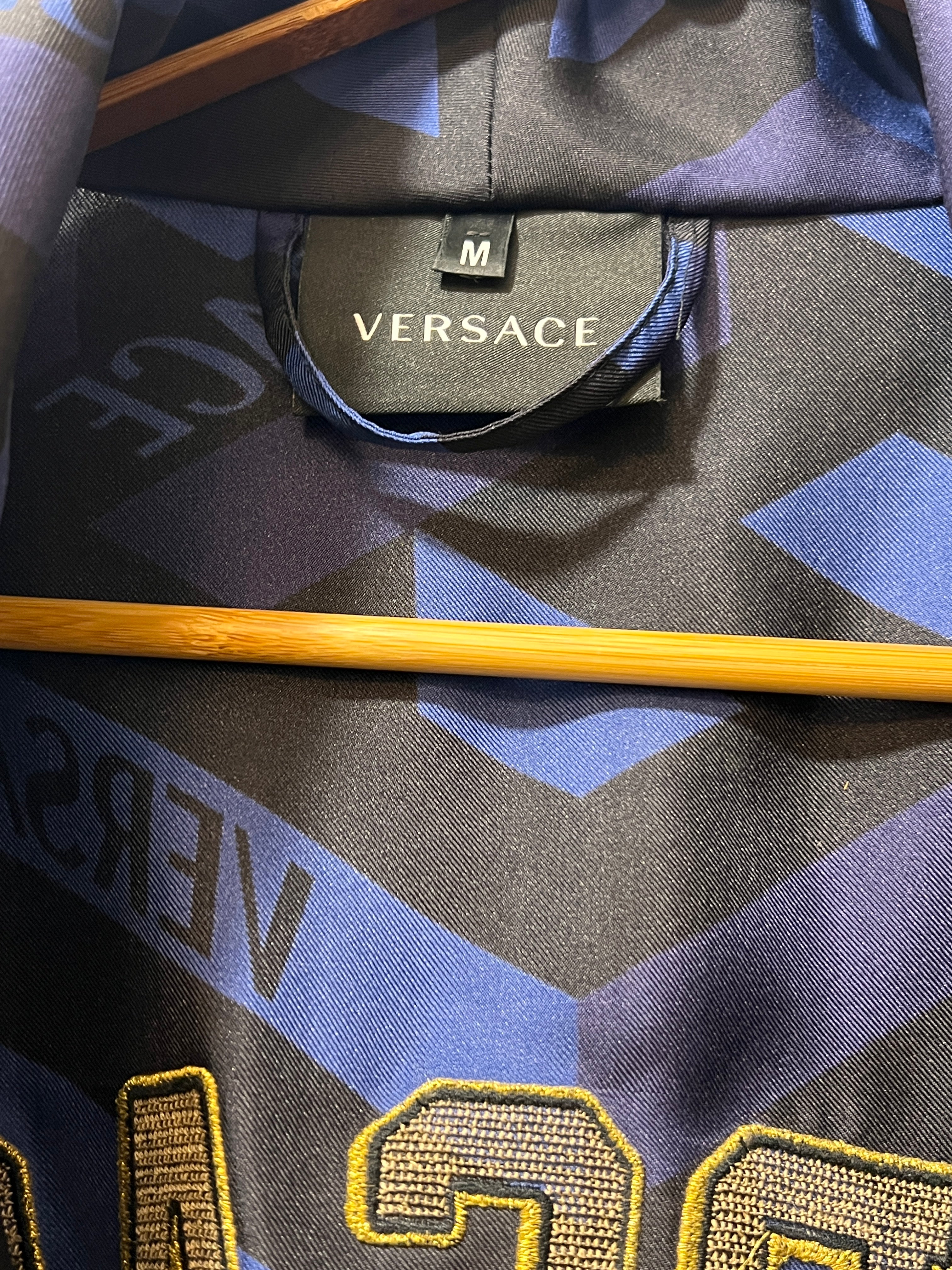 Versace silk housecoat