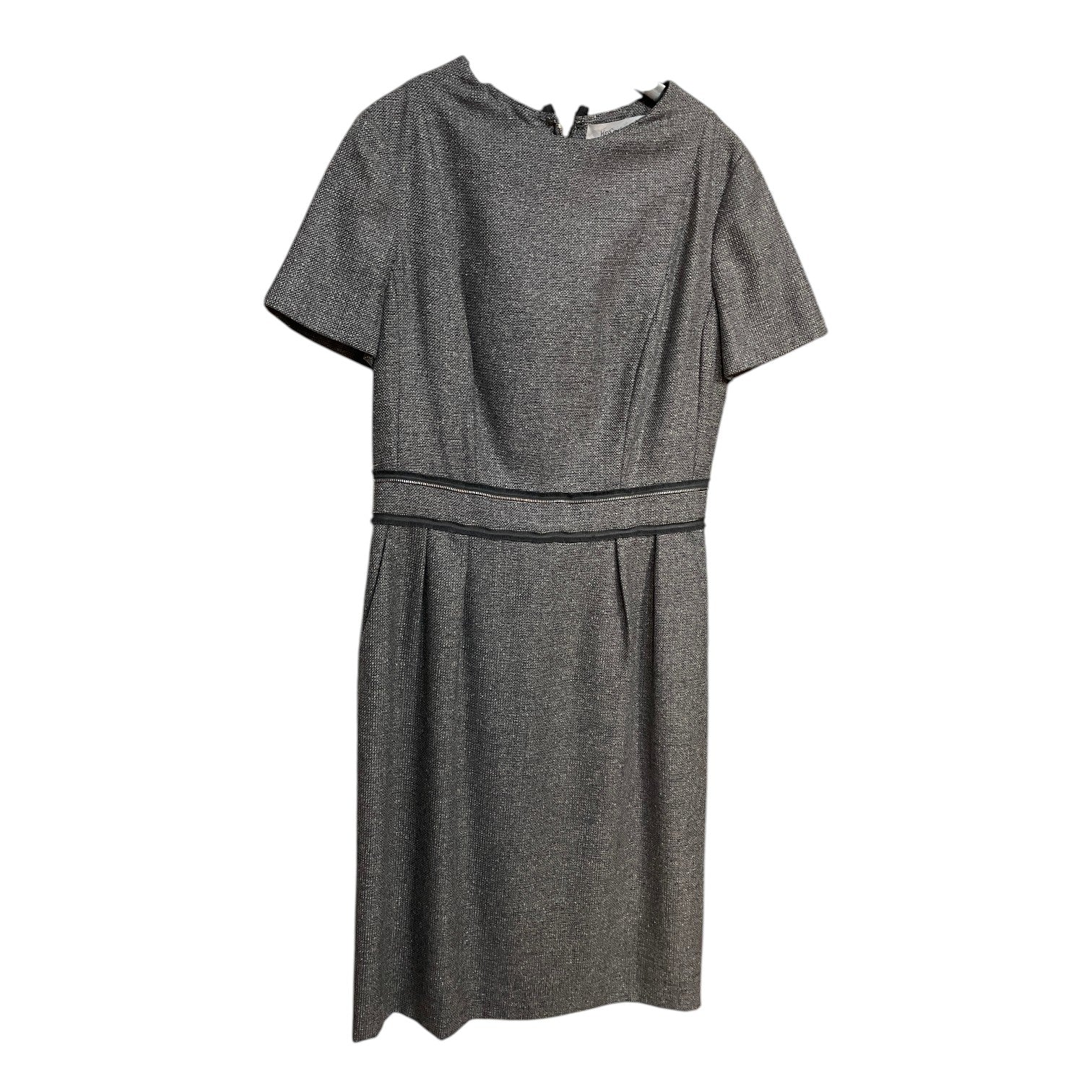 YVES SAINT LAURENT Grey Wool Dress