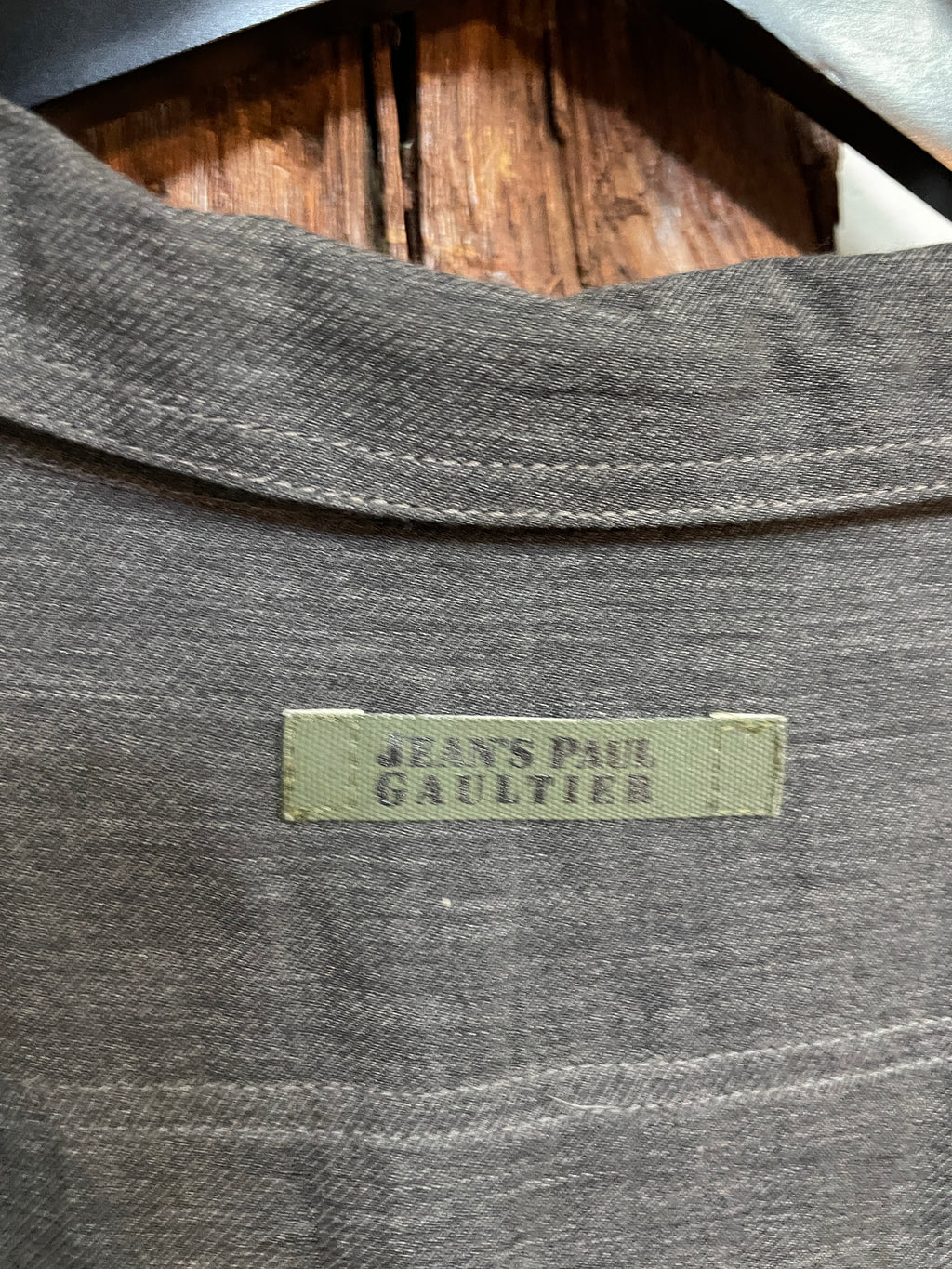 Jean-Paul Gaultier Grey Button Shirt Dress