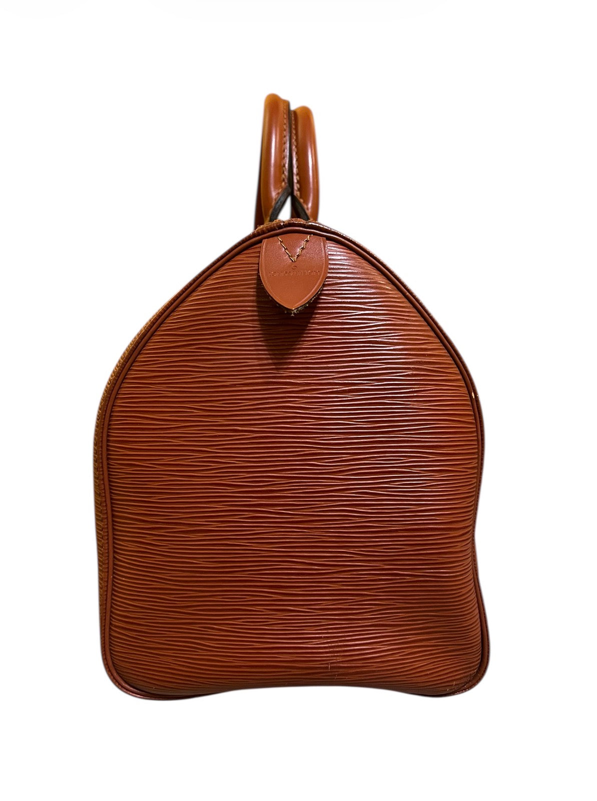 1990 Louis Vuitton Speedy in brown Epi leather