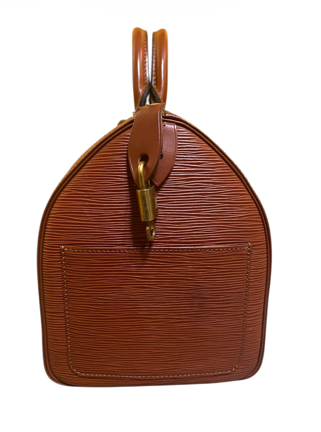 1990 Louis Vuitton Speedy in brown Epi leather