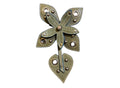 Miu Miu fir-green floral brooch