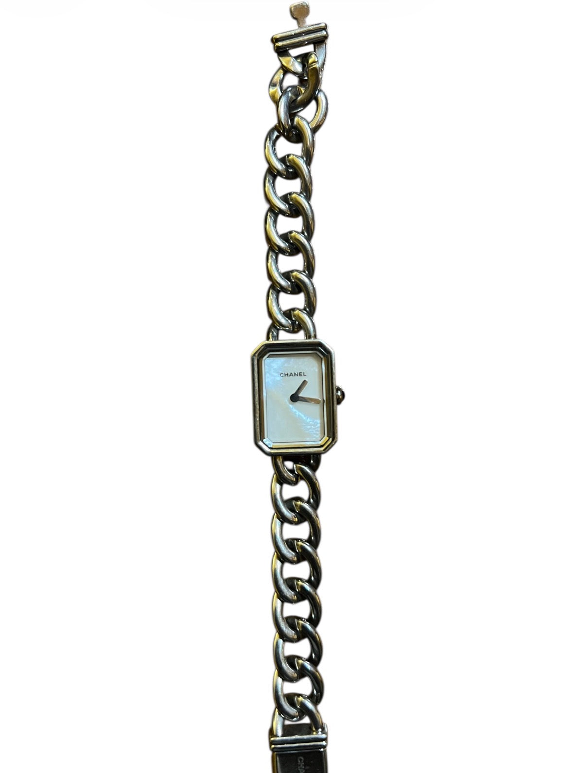 Chanel timepiece in silvered