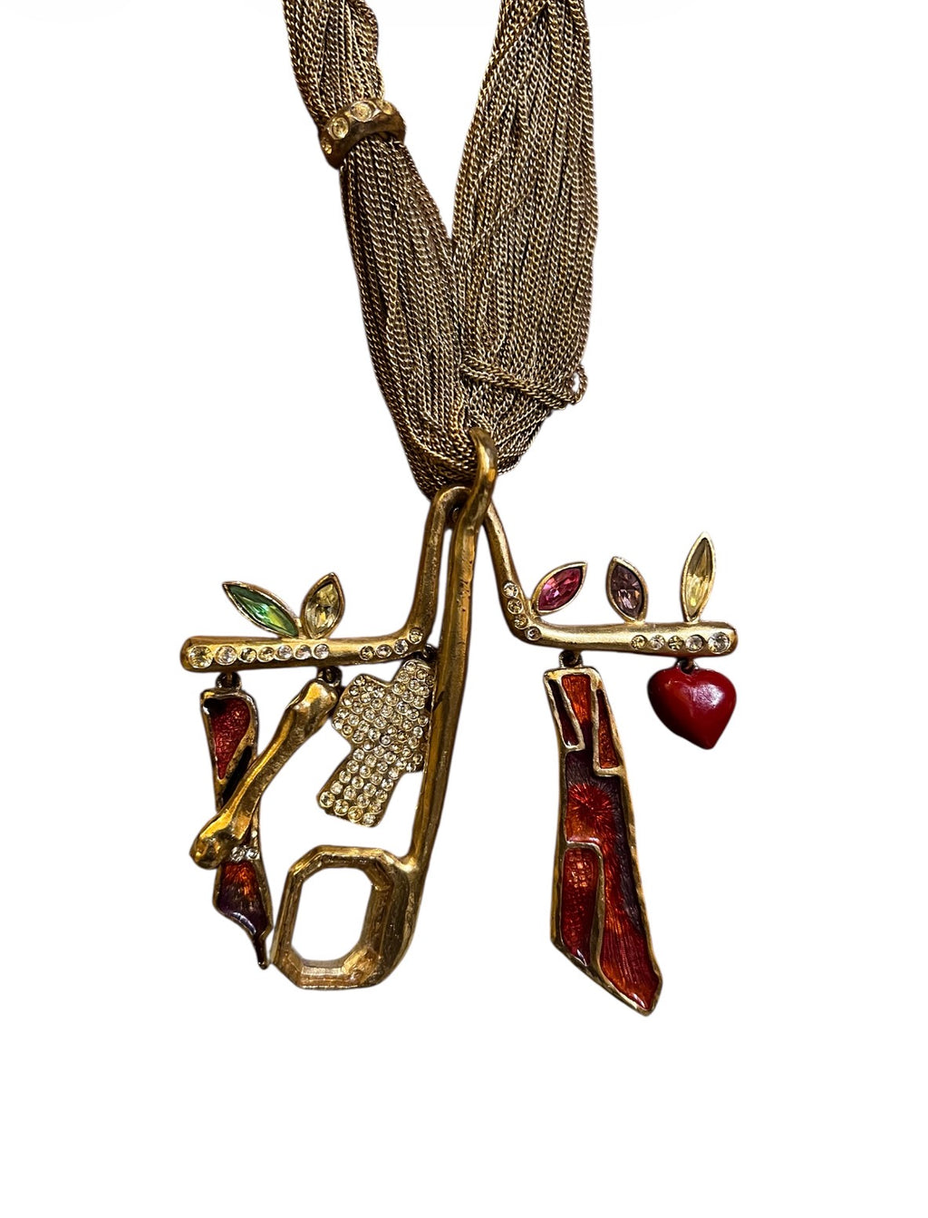 Lacroix Golden Charm Necklace