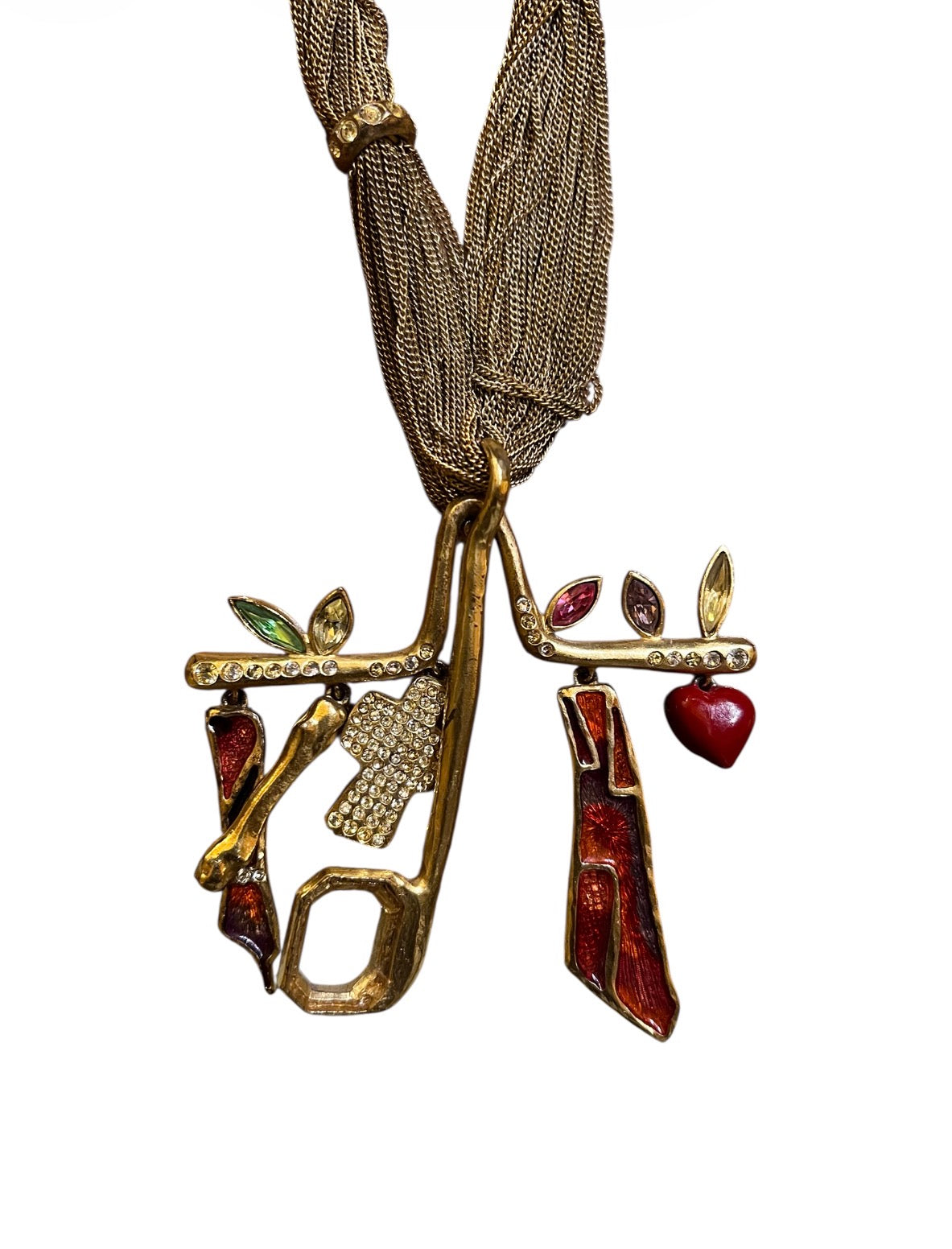 Lacroix Golden Charm Necklace