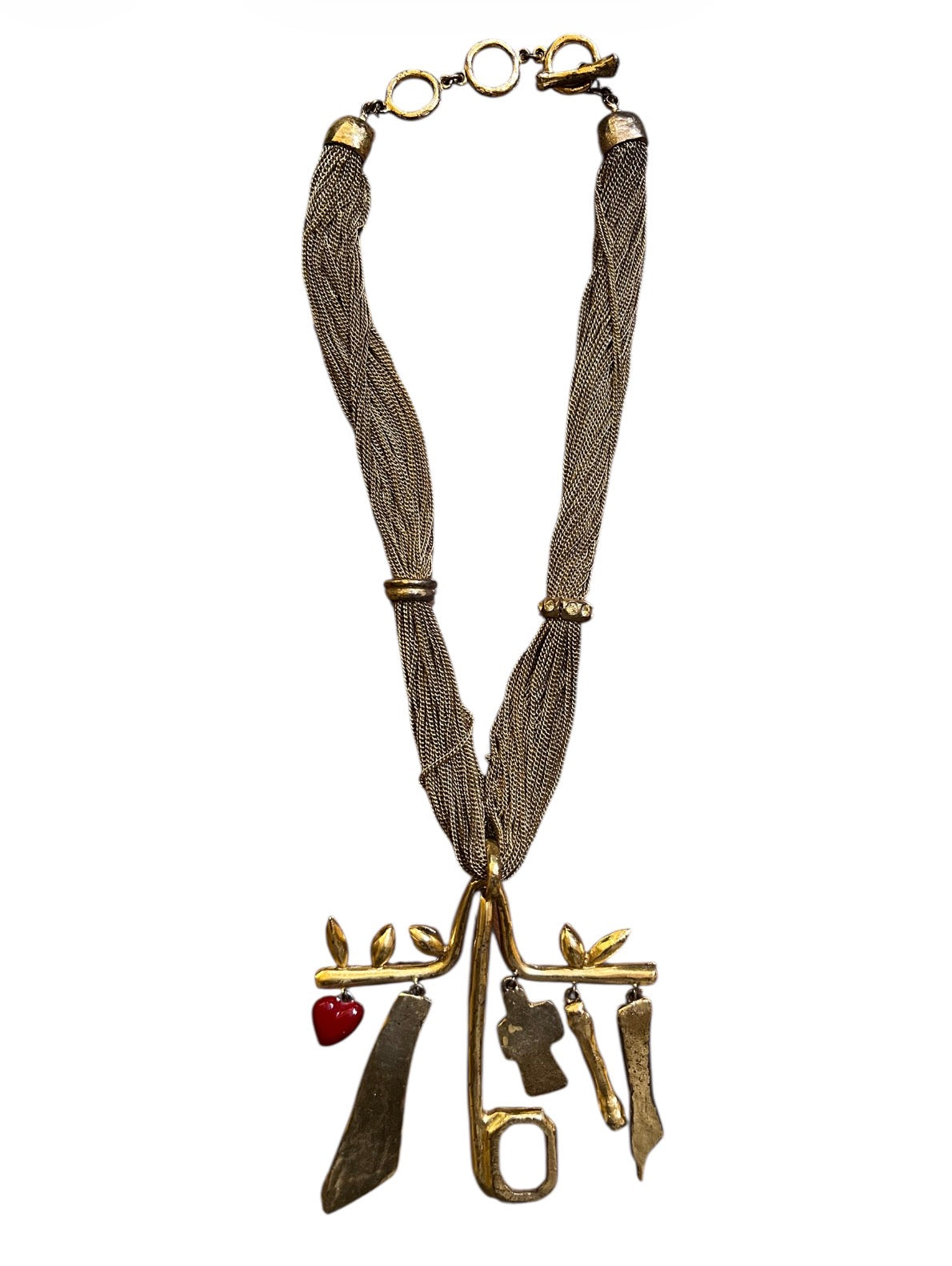 Lacroix Golden Charm Necklace