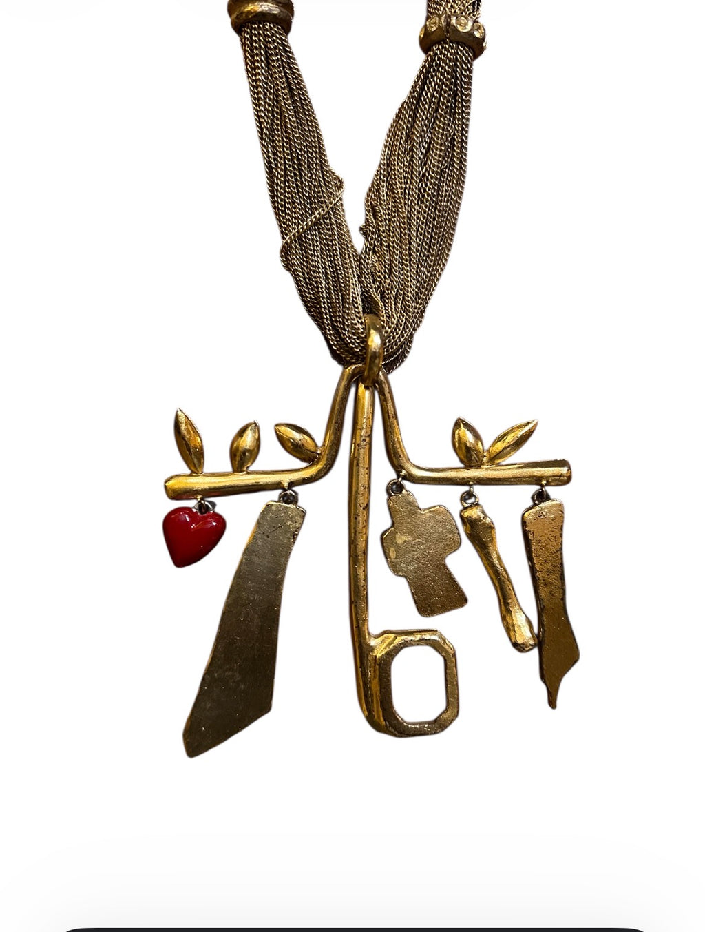 Lacroix Golden Charm Necklace