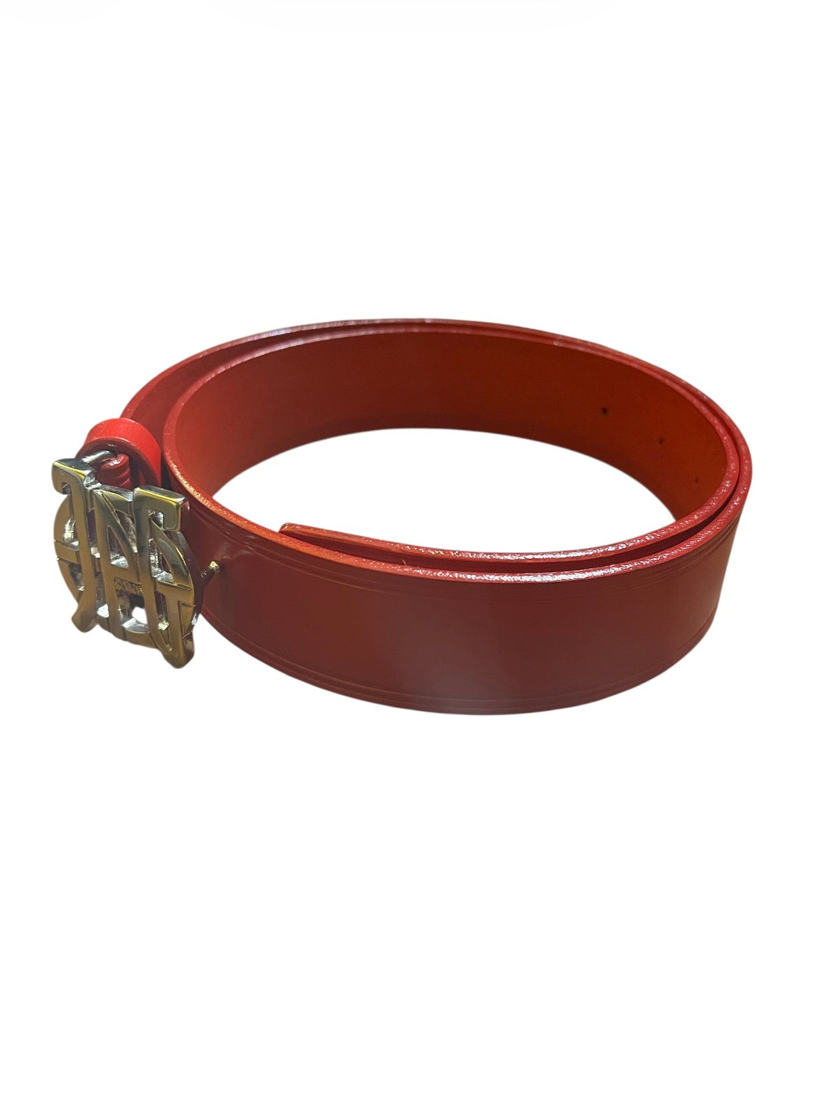 Red Leather Belt by Jean-Paul Gaultier