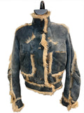 2003 Dior par Galliano short suede jacket