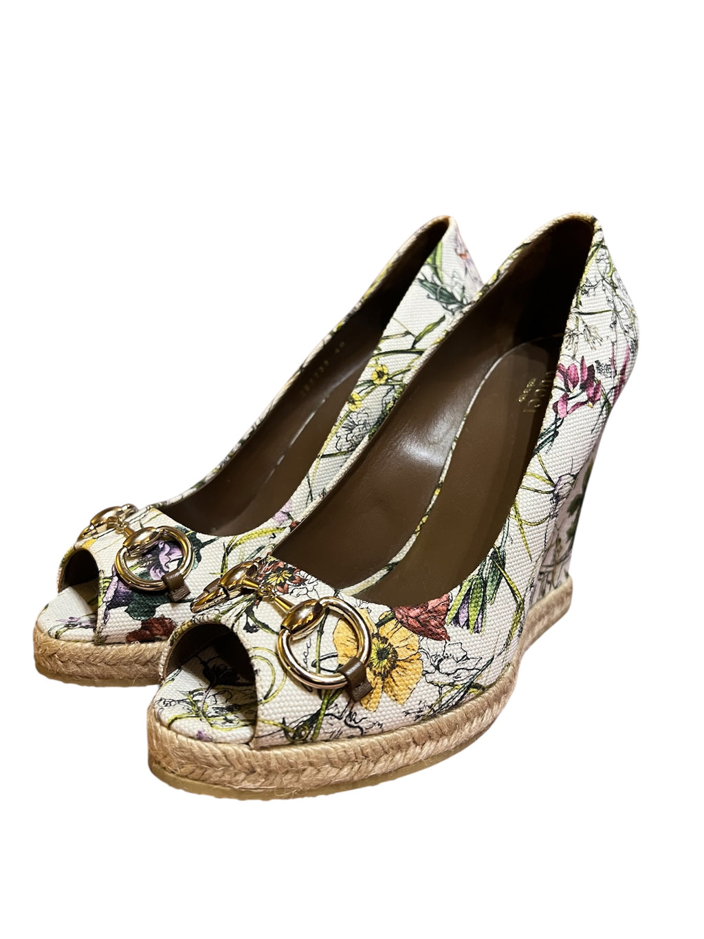 Gucci Flora heeled shoe