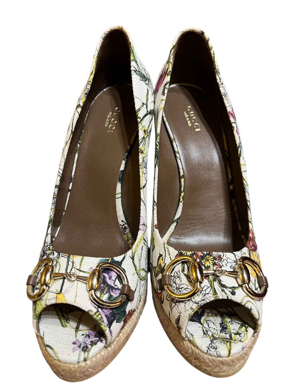 Gucci Flora heeled shoe
