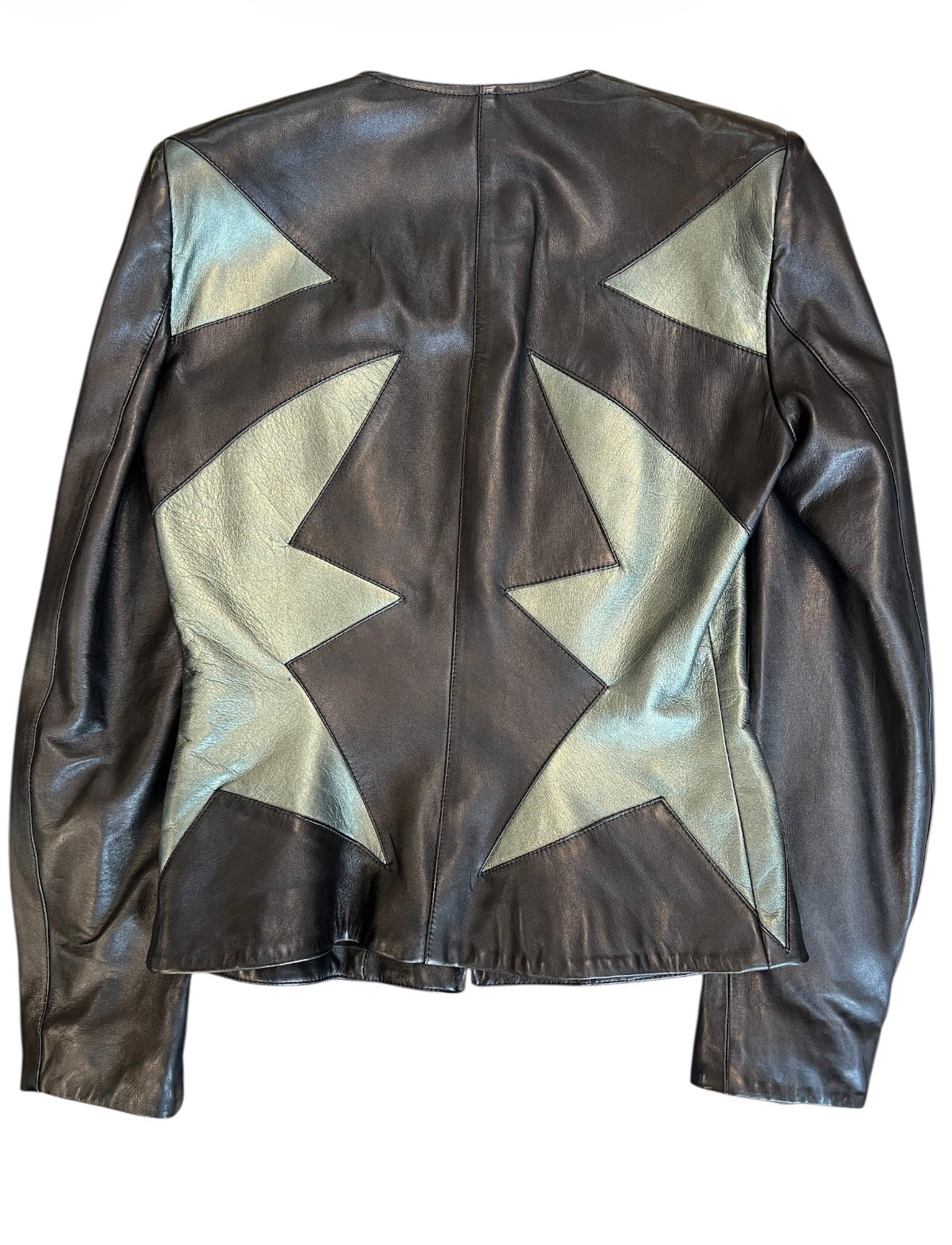 Mugler leather jacket
