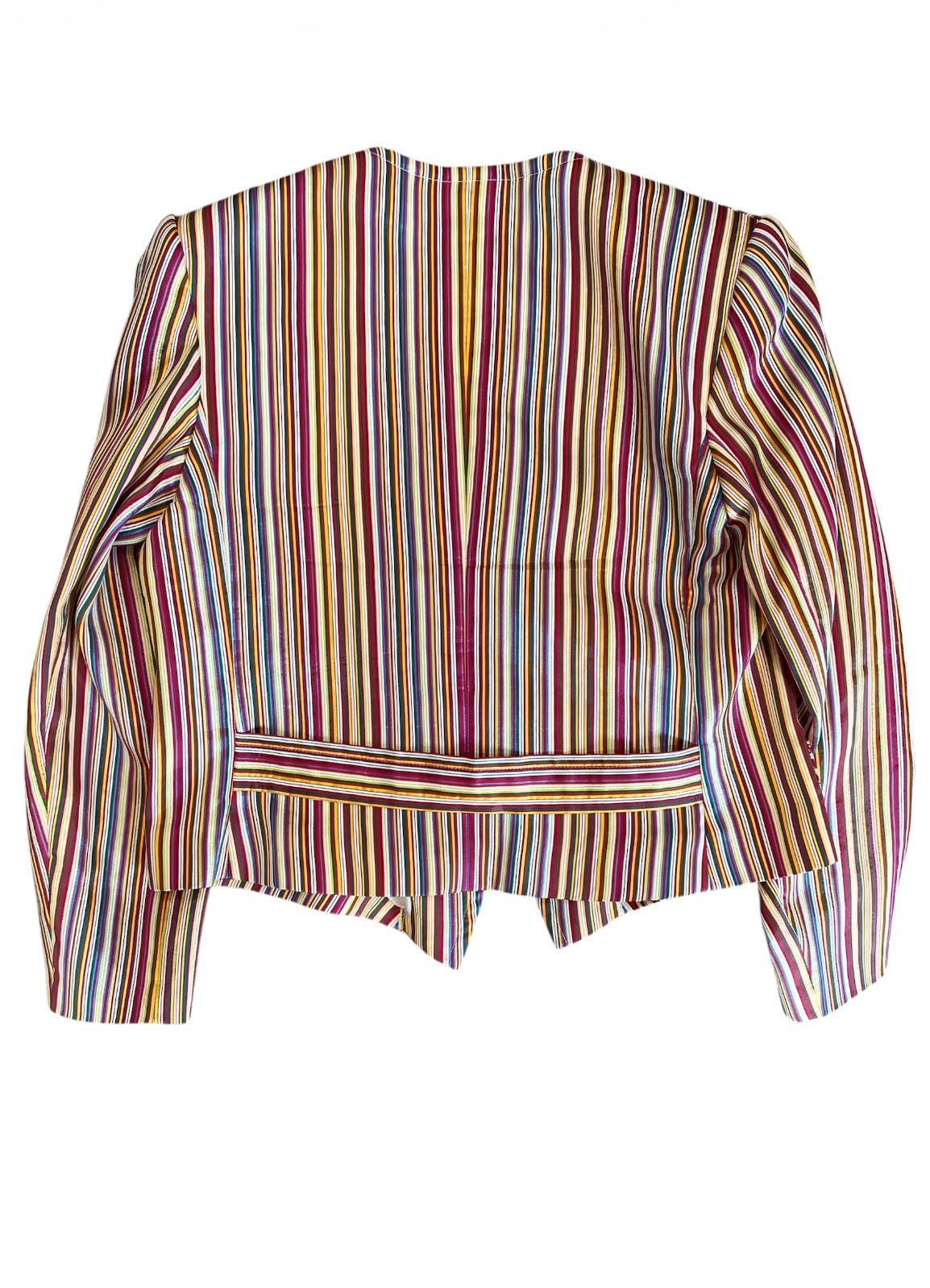 Multicolor Striped Yves Saint Laurent Tailored Jacket