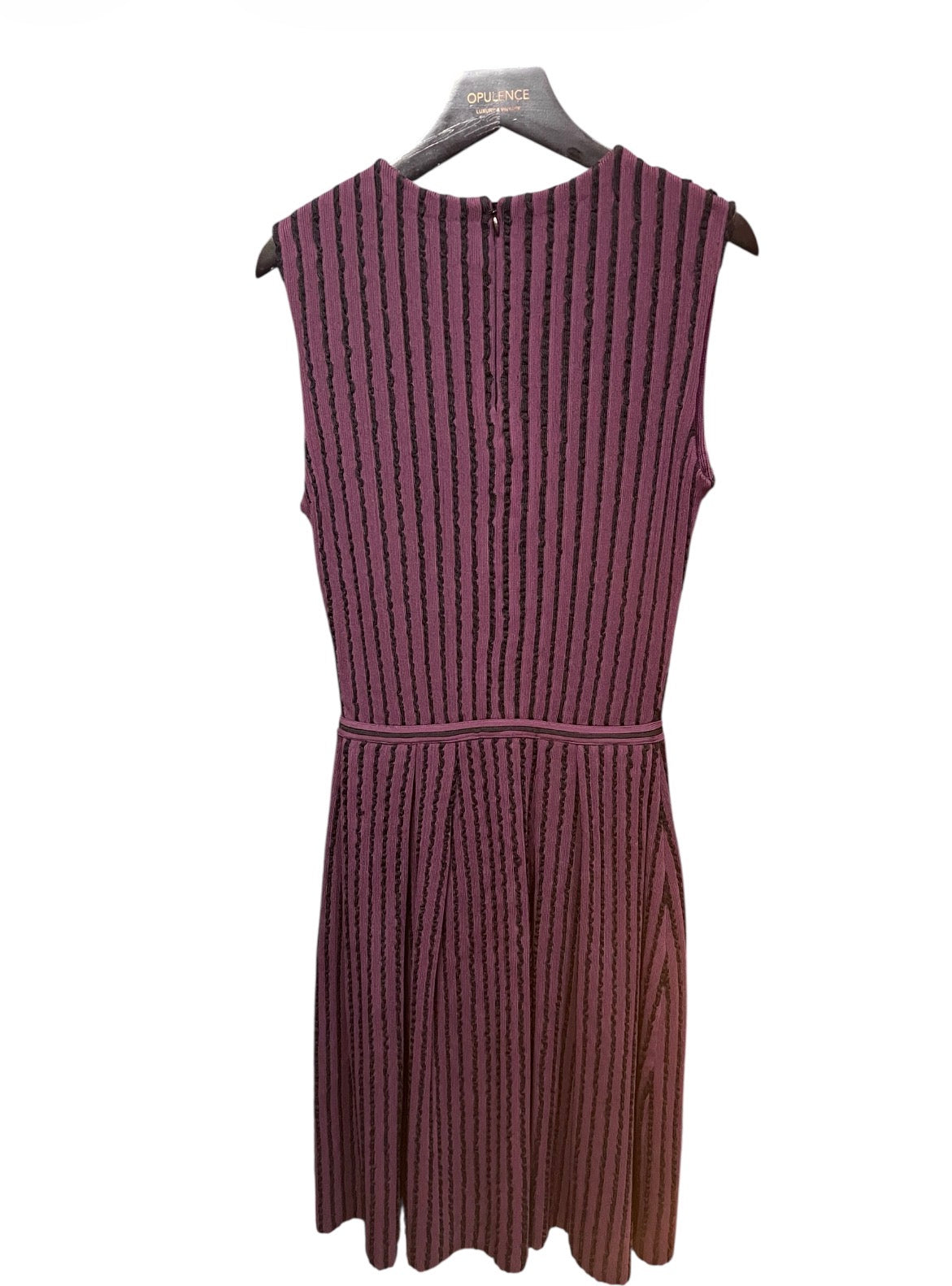 Purple and black Dior dress