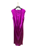 Yves Saint Laurent purple satin dress