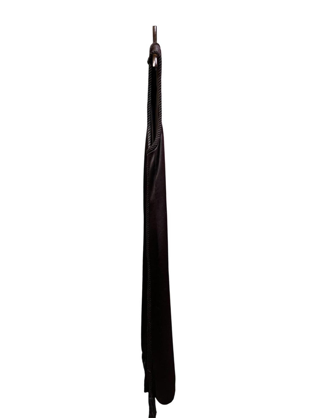 Lanvin Black Satin Sleeveless Dress