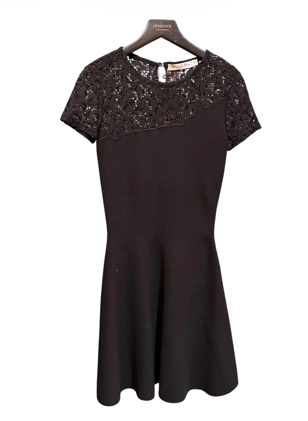 Dior Black Wool Dress