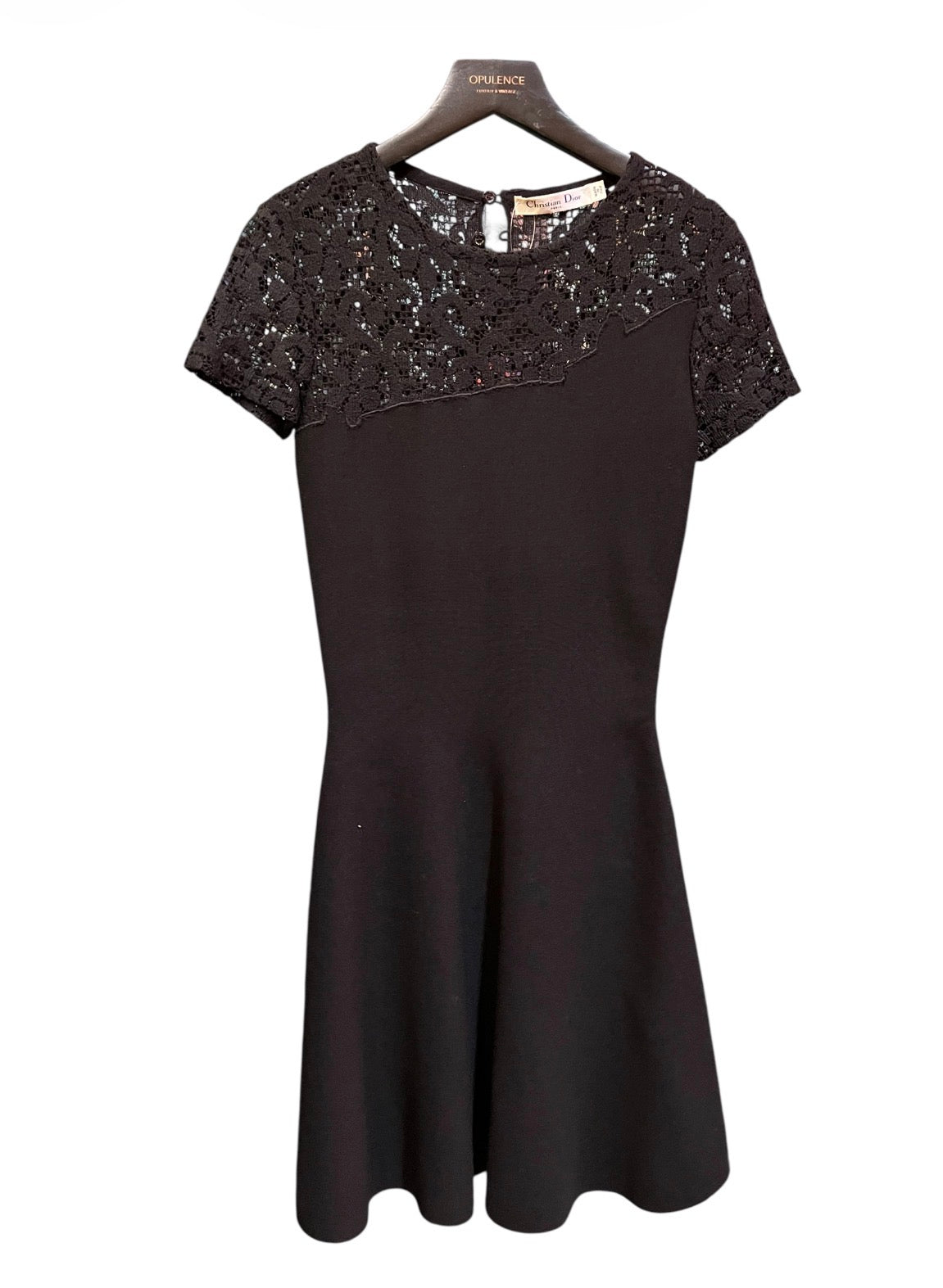 Dior Black Wool Dress