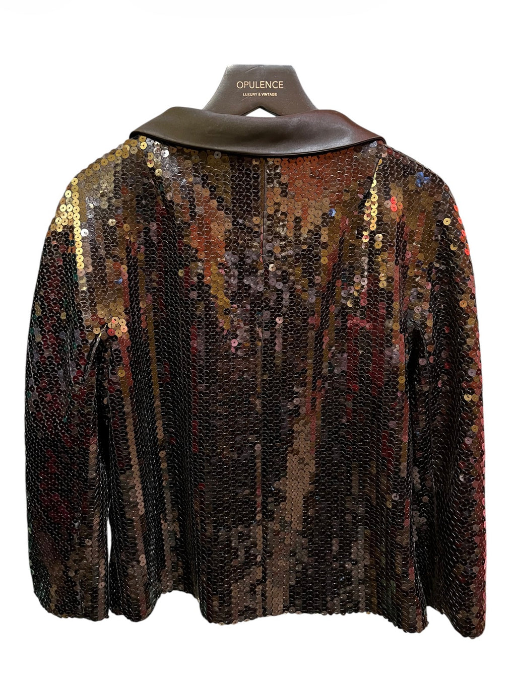 Short Black Moschino Sequin Jacket
