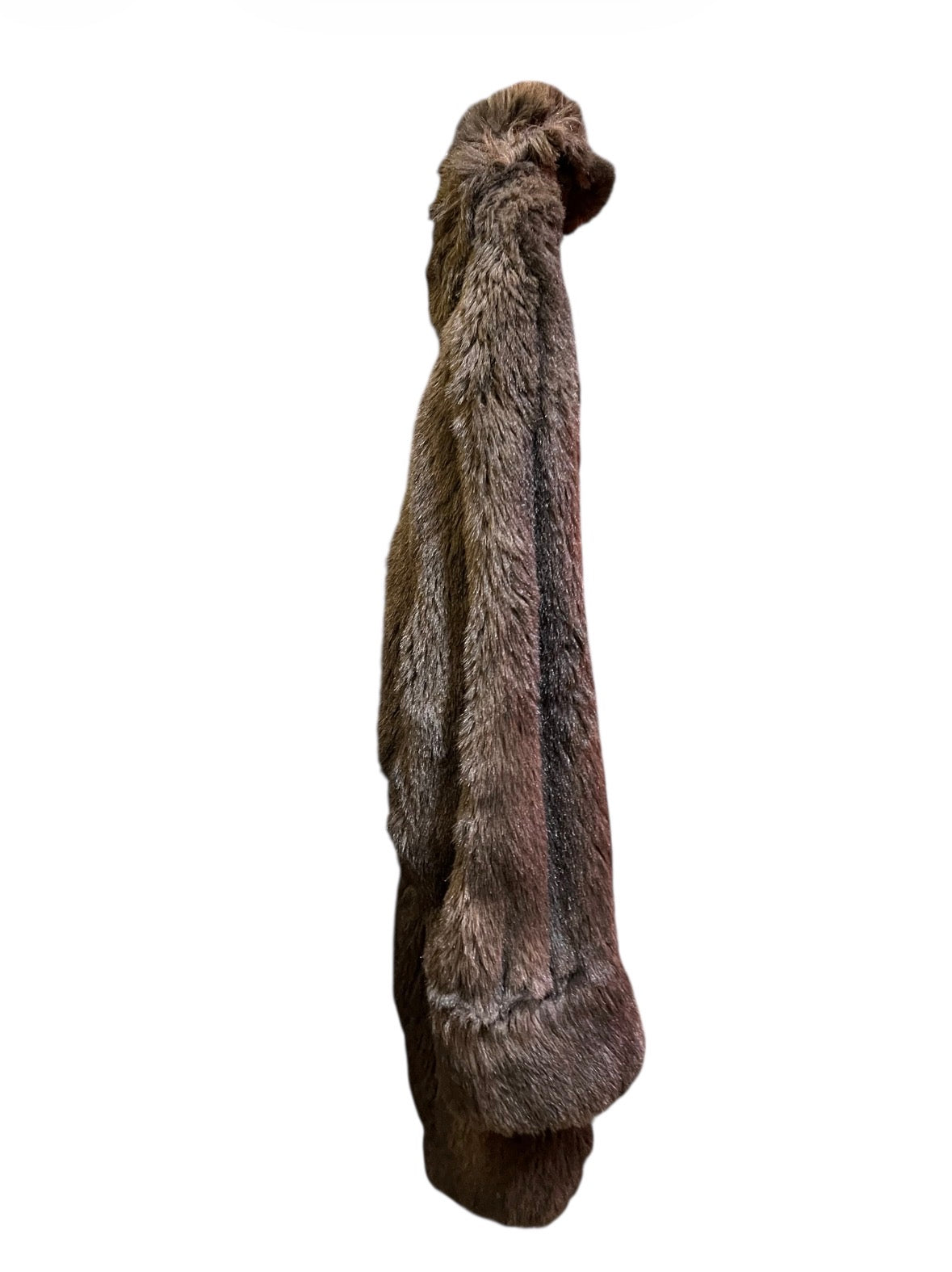 Sonia Rykiel Gray Fake Fur Coat