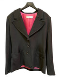 Yves Saint Laurent Black Wool Tailored Jacket