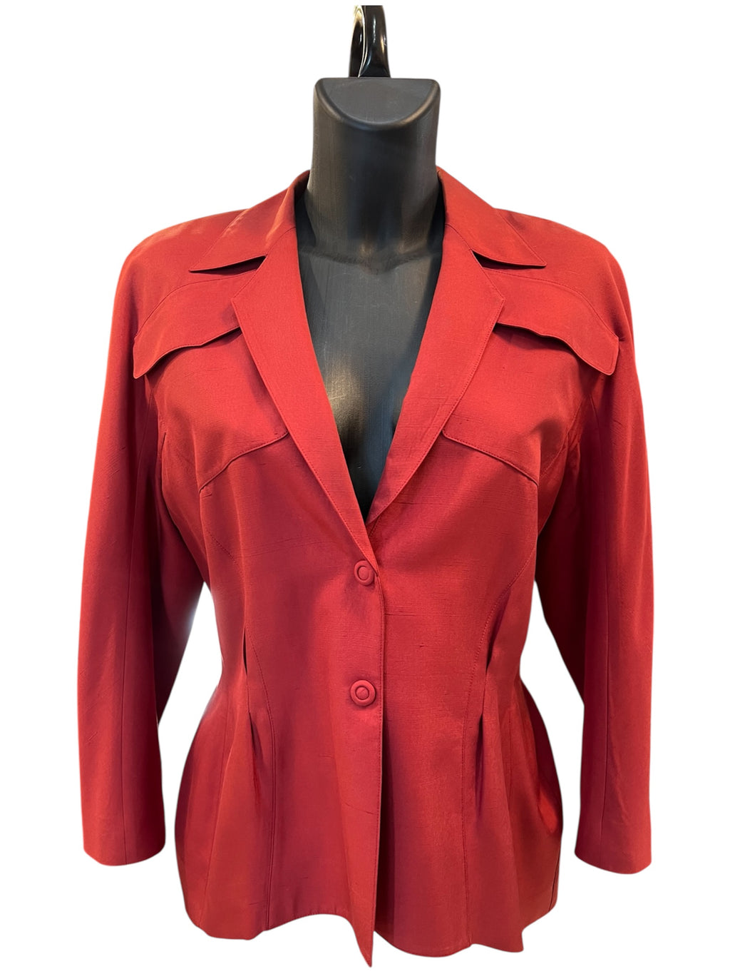 Thierry Mugler Red Tailored Jacket
