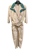 Thierry Mugler Beige and Green Jumpsuit