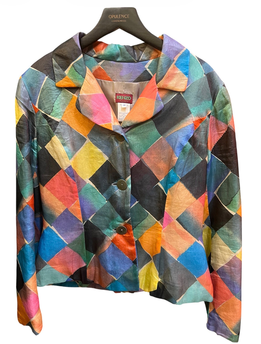1997 Kenzo Harlequin Tailored Jacket