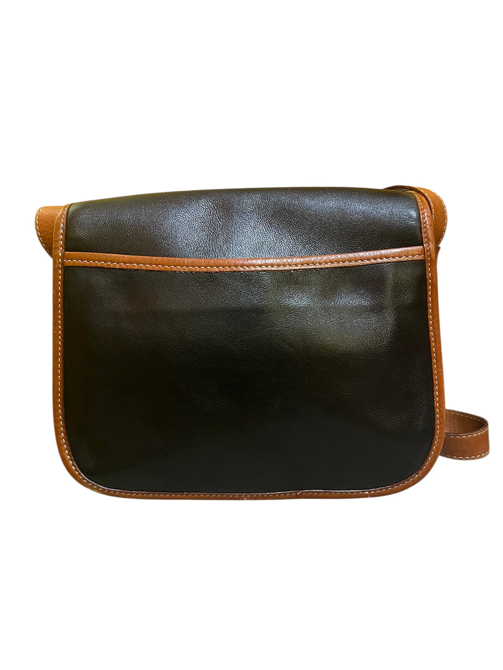 Céline Shoulder Bag in Black and Brown Leather