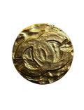 Chanel Golden CC Brooch