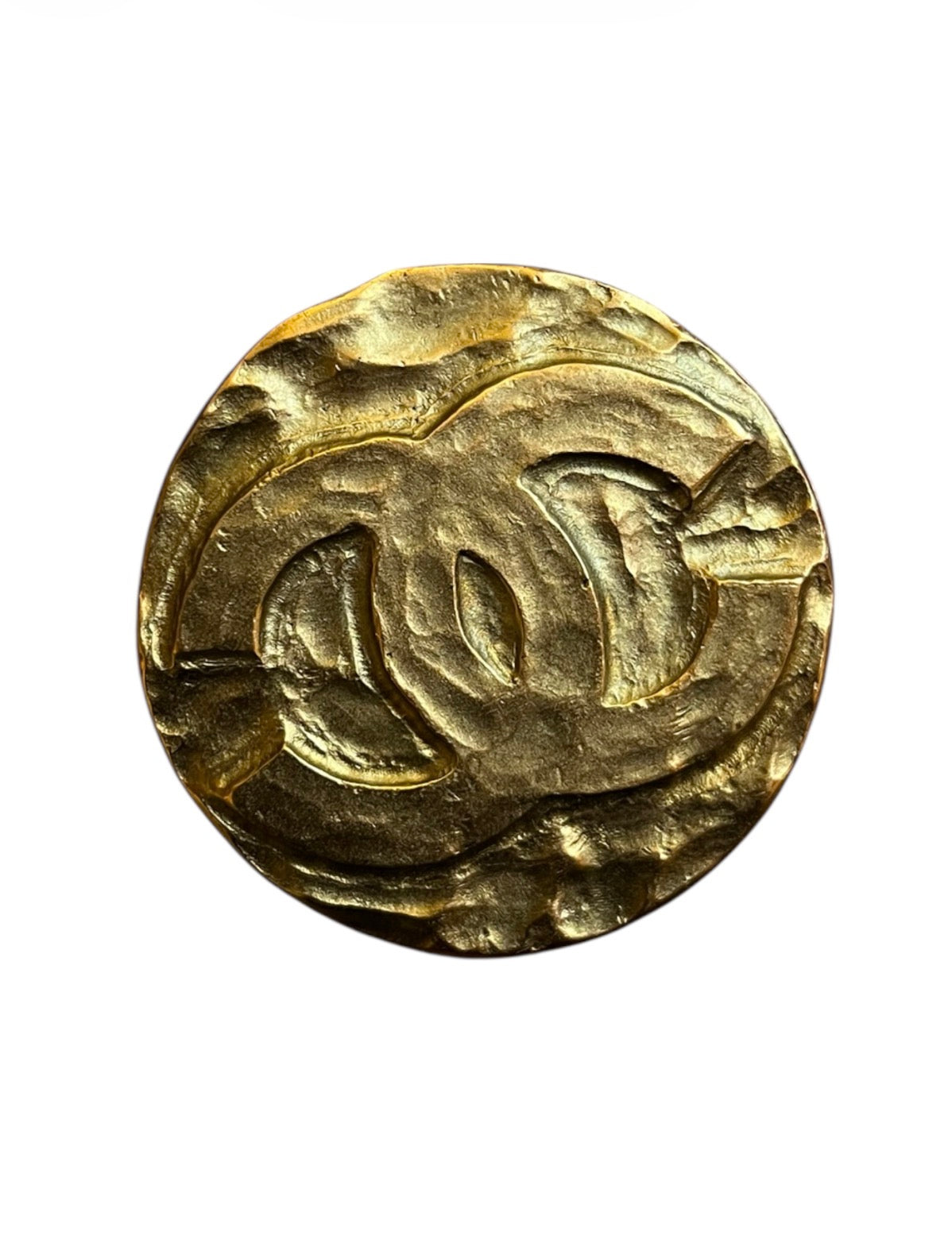 Chanel Golden CC Brooch