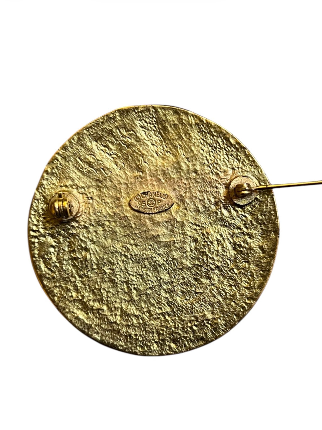Chanel Golden CC Brooch
