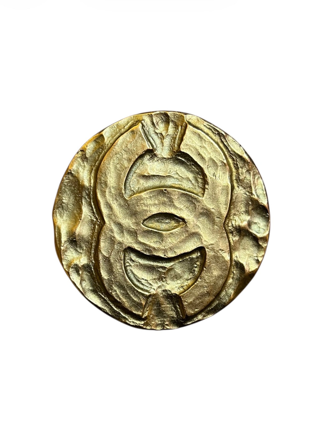 Chanel Golden CC Brooch