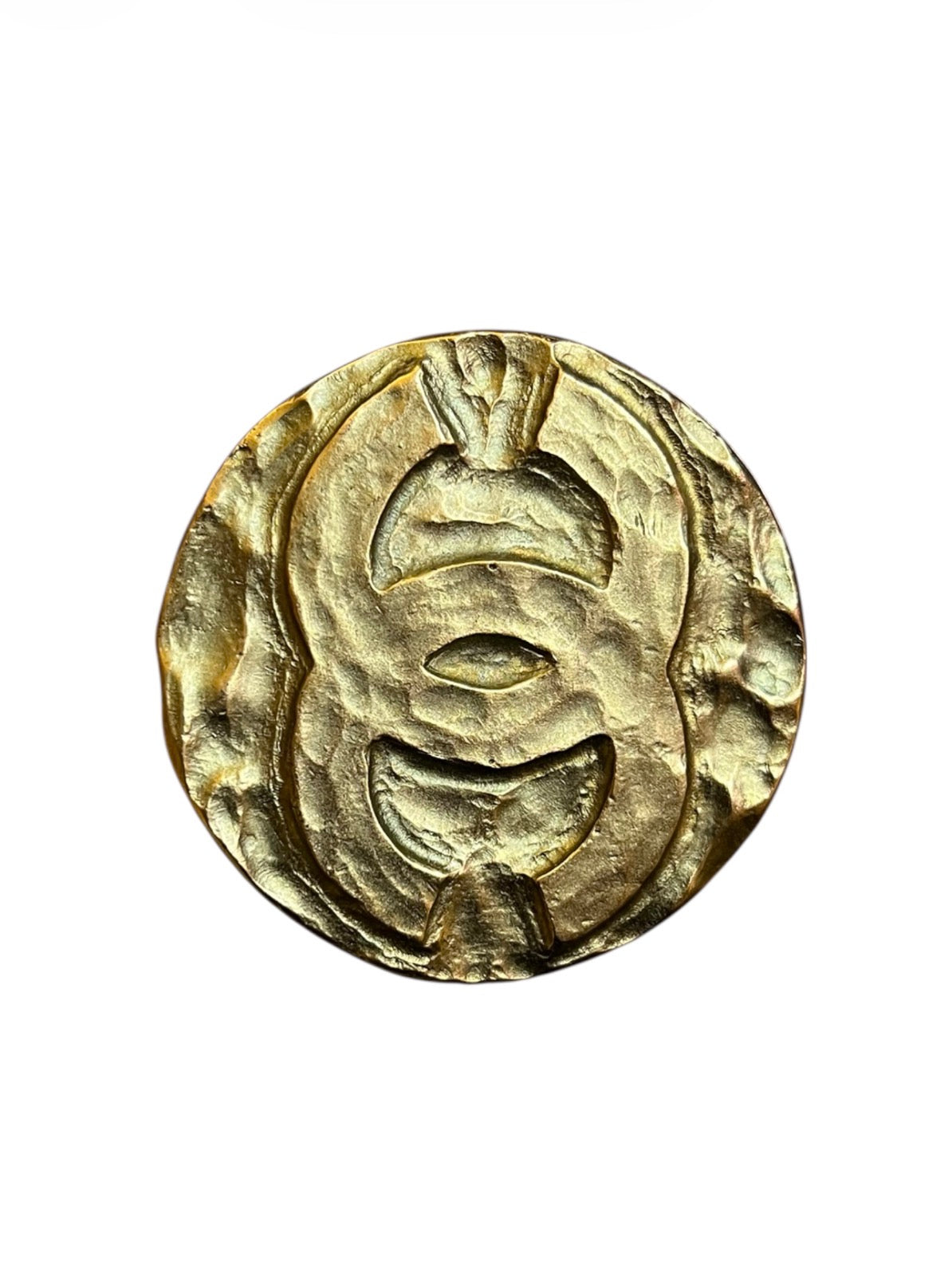 Chanel Golden CC Brooch