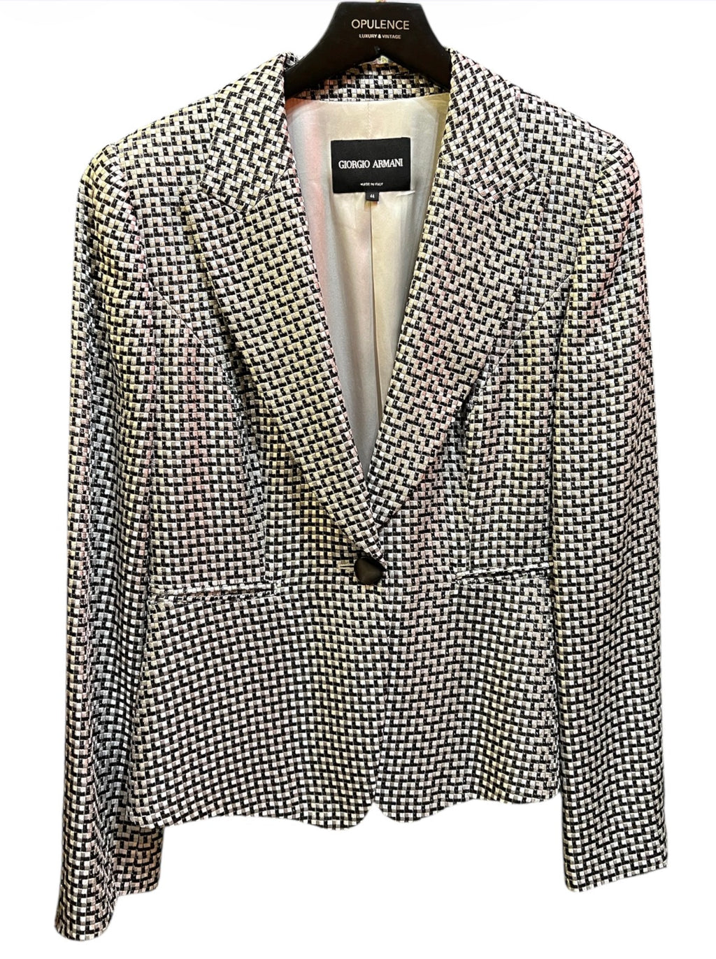 Giorgio Armani jacket, white and black