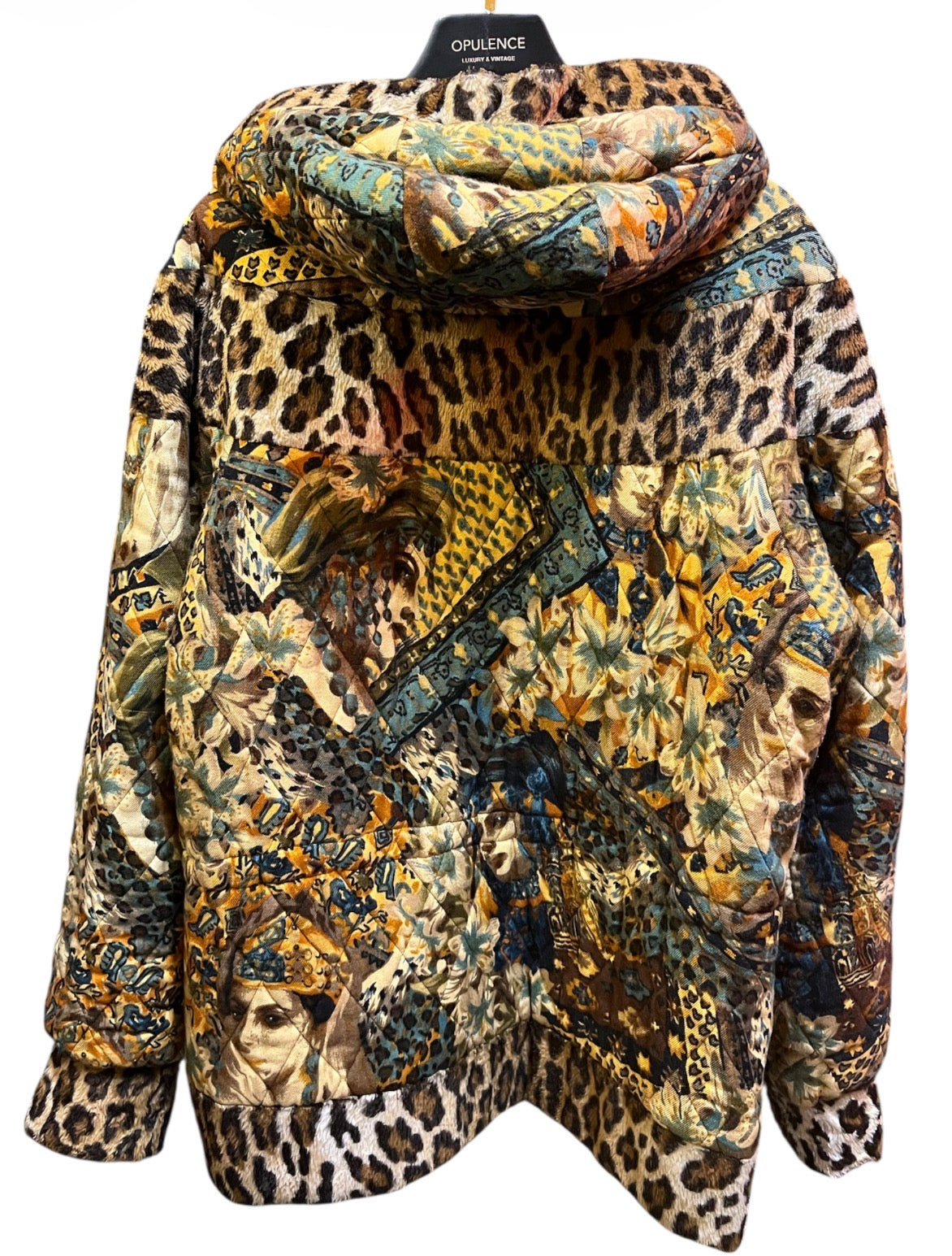 1990 Kenzo Multicolor Viscose Down Jacket
