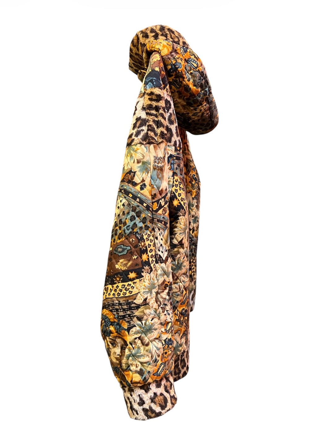 1990 Kenzo Multicolor Viscose Down Jacket
