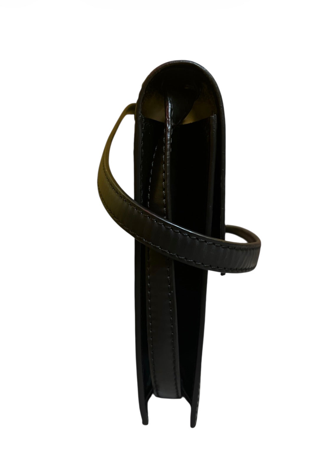 1991 Louis Vuitton Shoulder Bag in Black Epi Leather