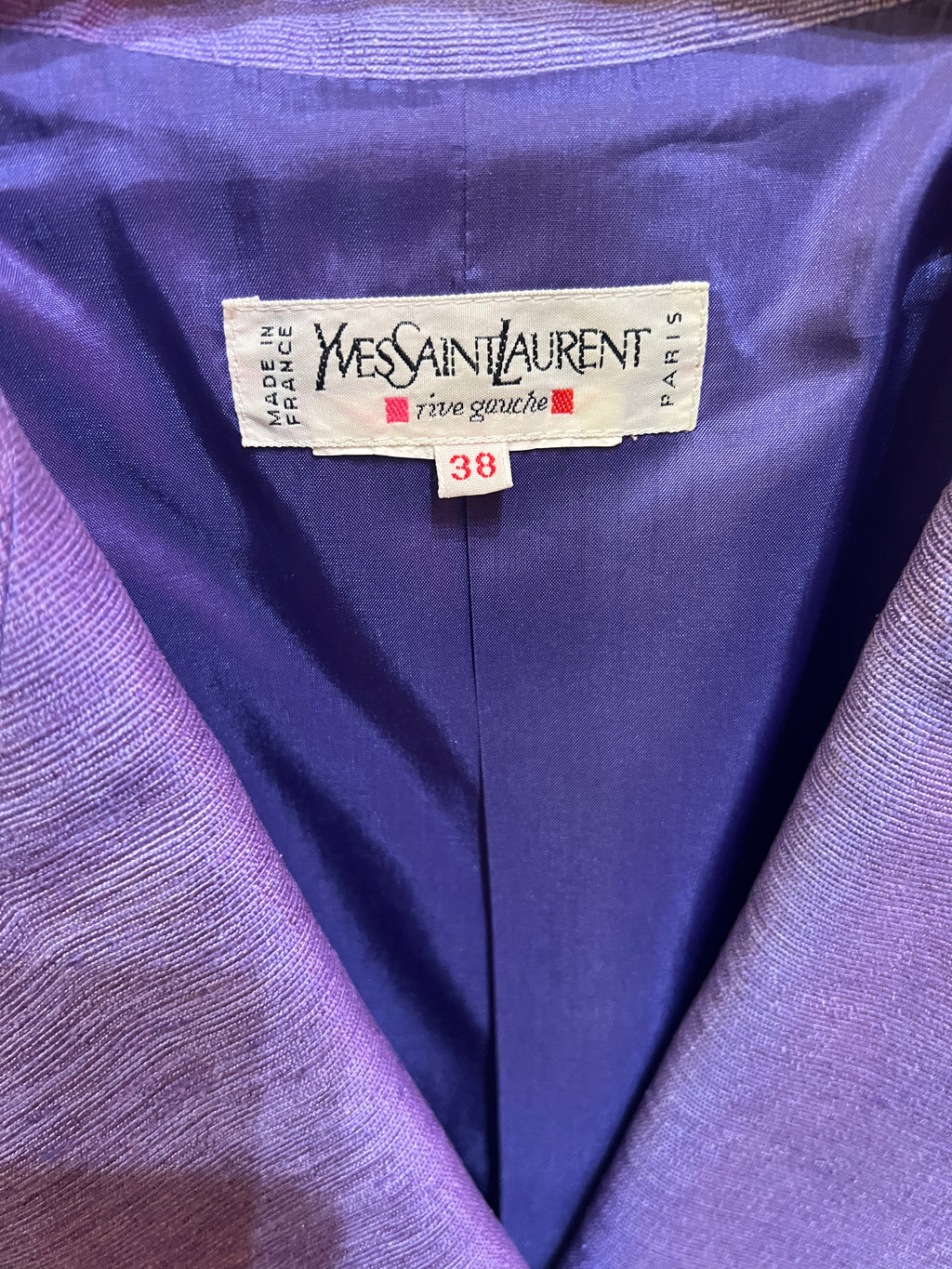 Yves Saint Laurent Purple Blazer&nbsp;
