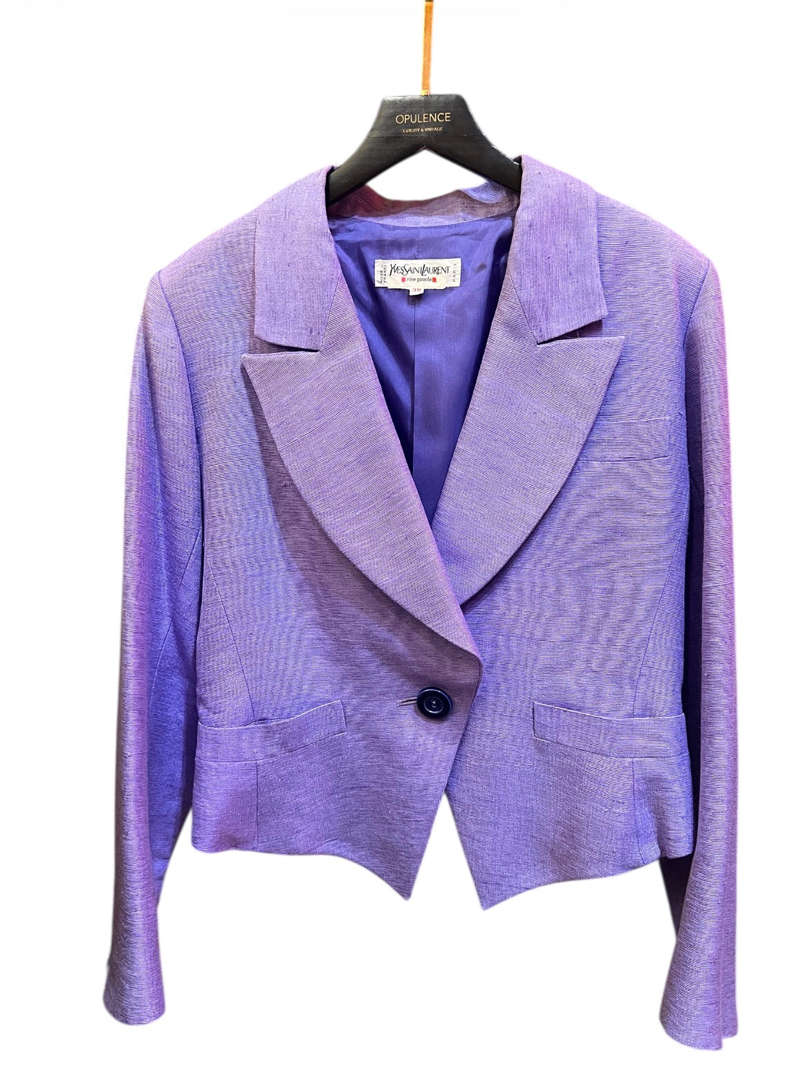 Yves Saint Laurent Purple Blazer&nbsp;