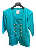 Yves Saint Laurent Turquoise Blazer