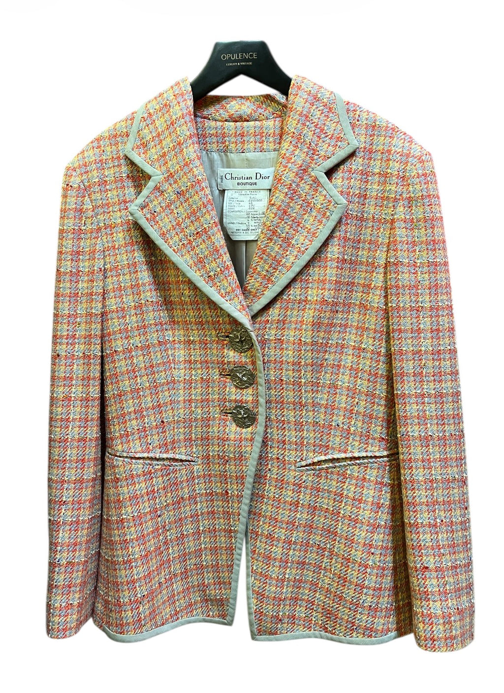 Dior Multicolor Wool Blazer