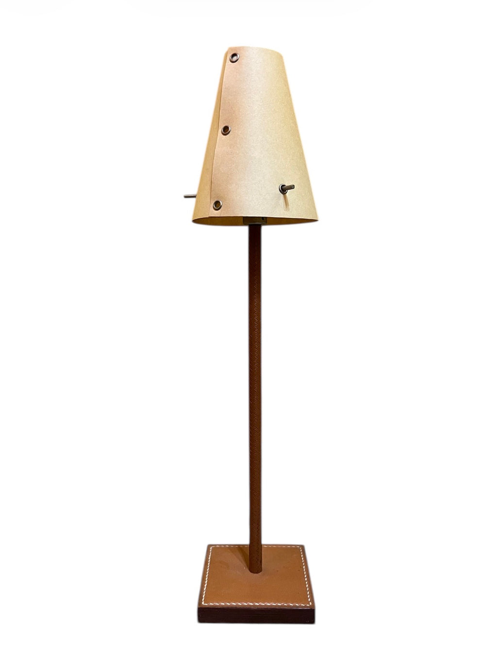 Hermès Lamp in Beige and Brown