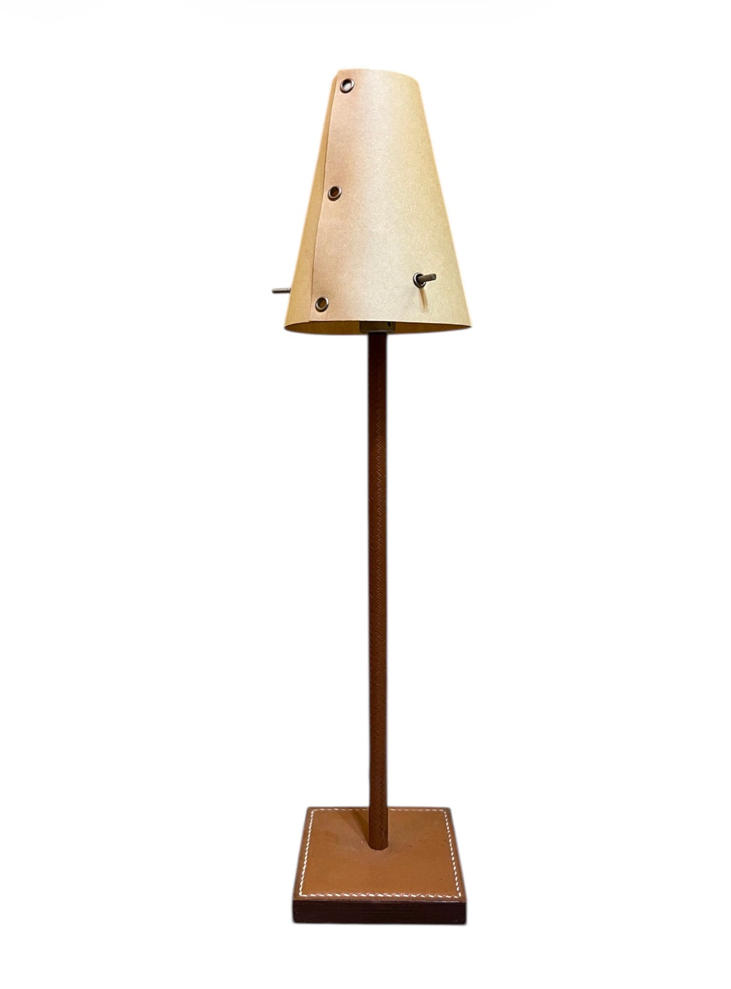 Hermès Lamp in Beige and Brown