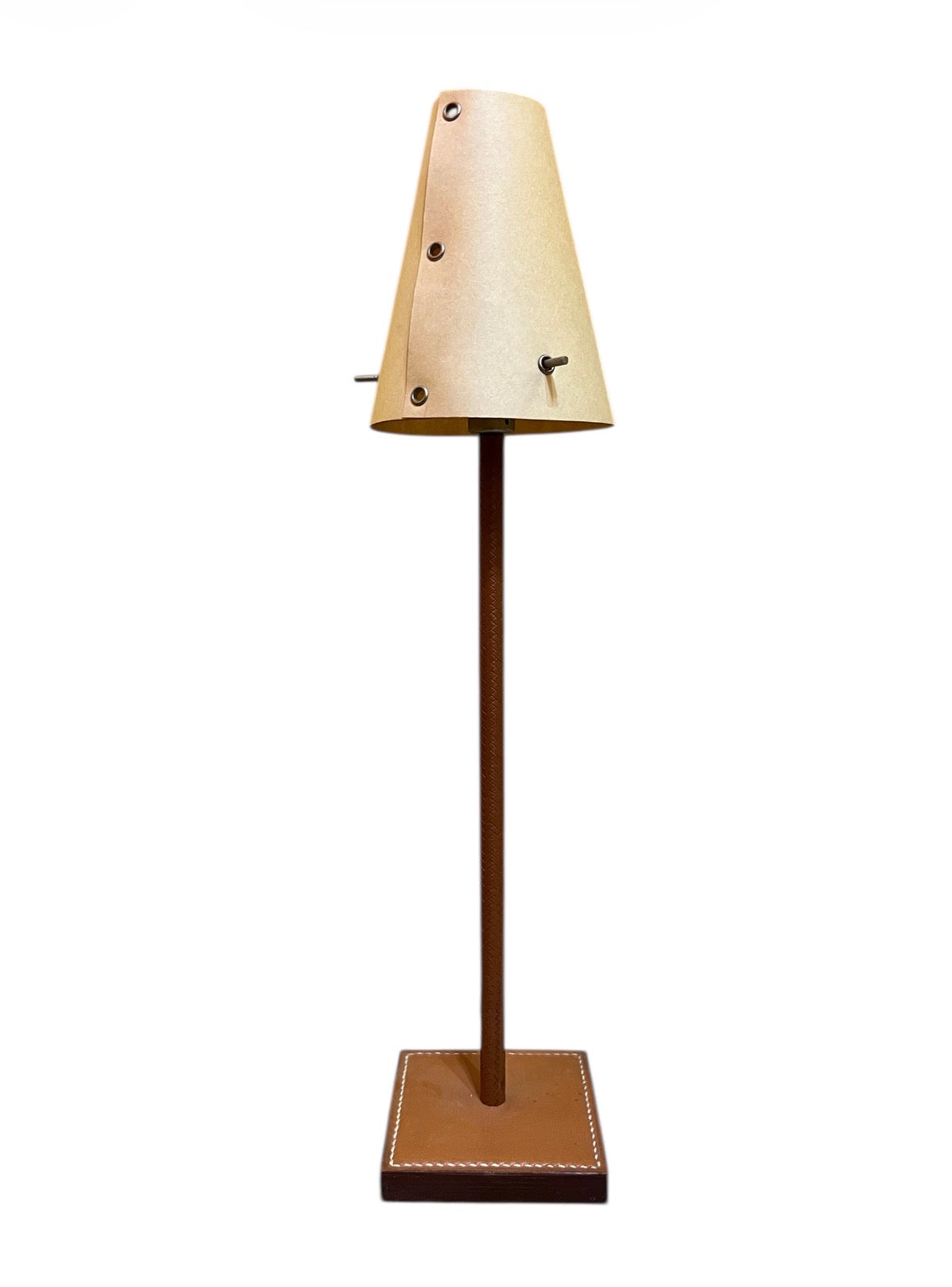 Hermès Lamp in Beige and Brown