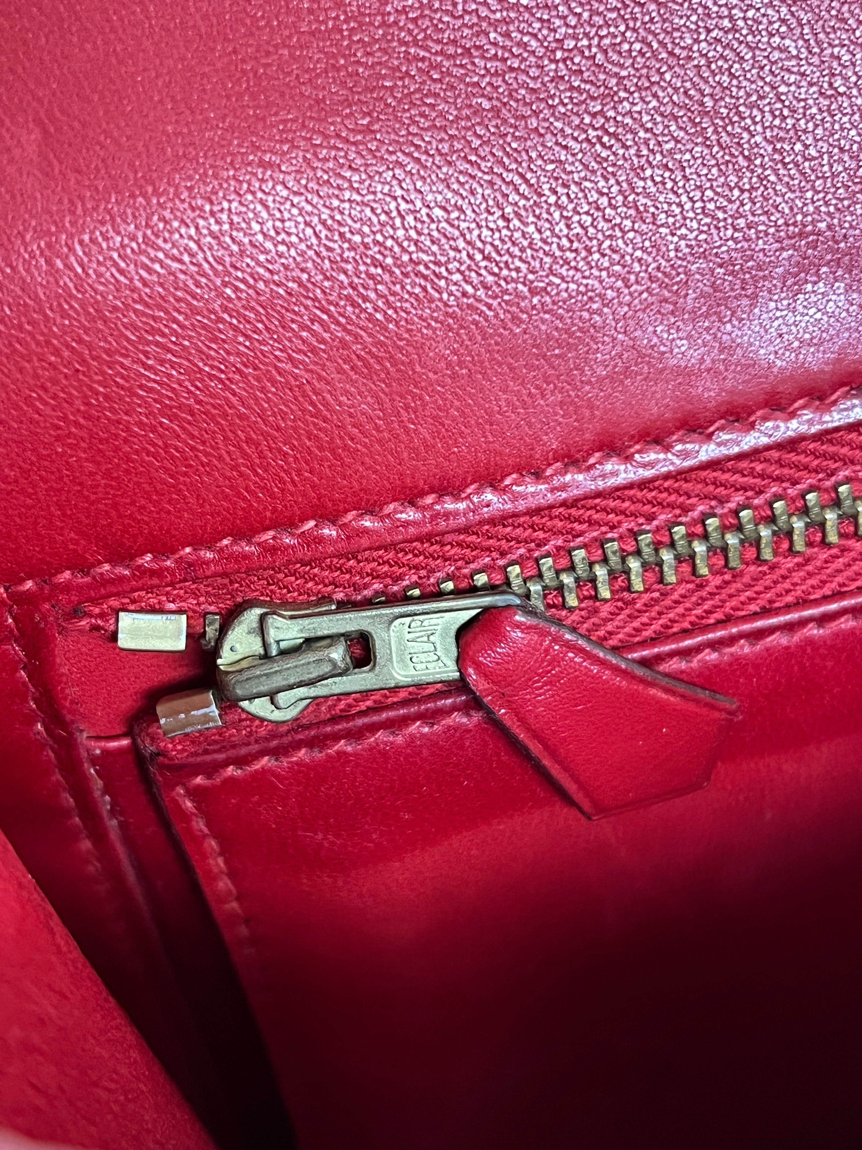 Vintage Hermès Constance 23 Rouge H Box Calf Leather (1971)