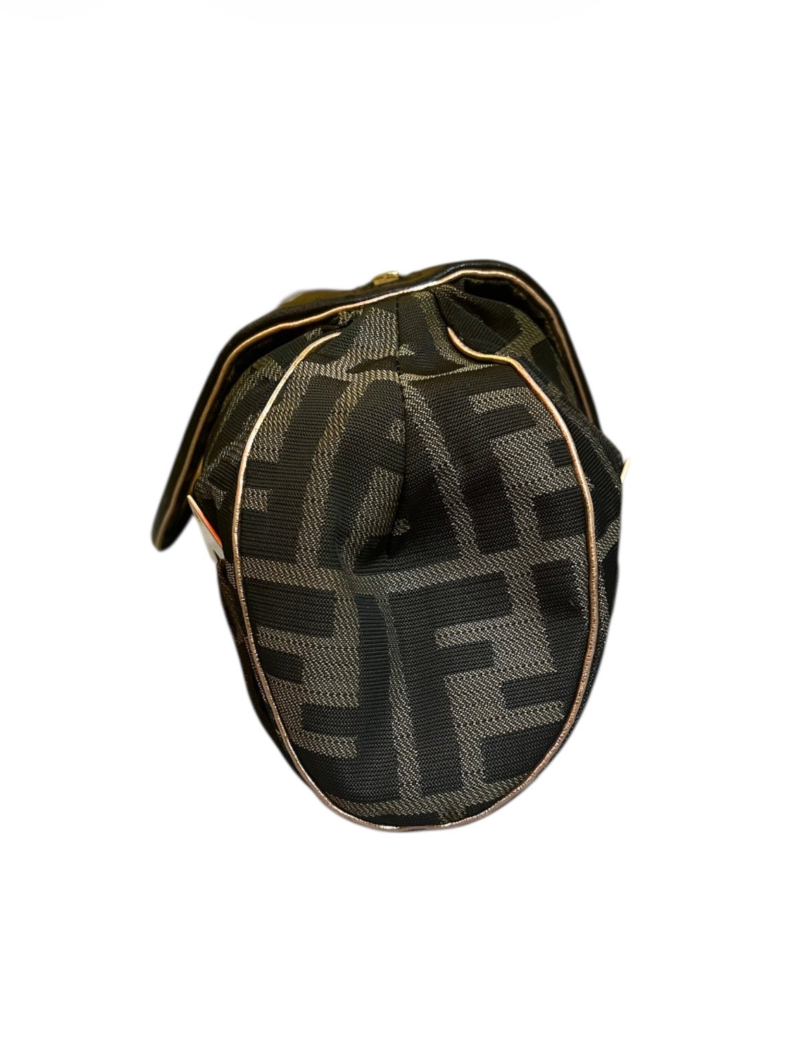 Fendi Monogram Handbag in Khaki and Black